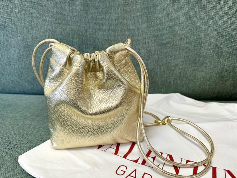 Valentino Mini Bucket Bag Gold V0501S