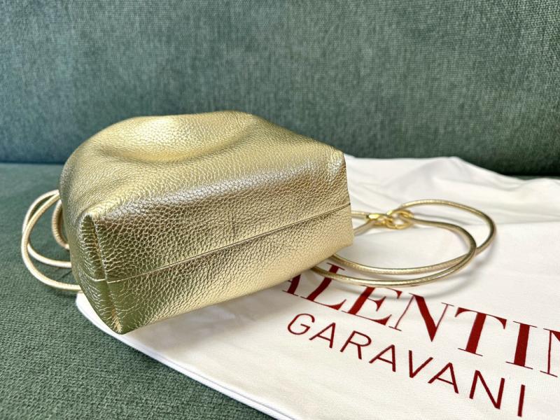 Valentino Mini Bucket Bag Gold V0501S