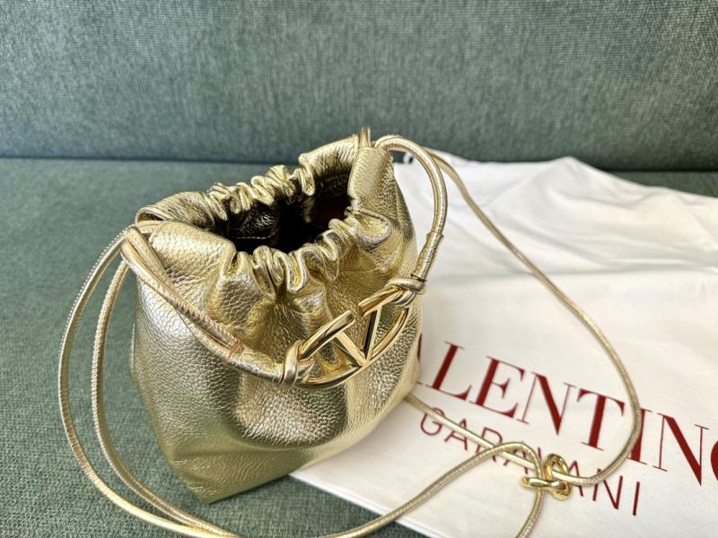 Valentino Mini Bucket Bag Gold V0501S