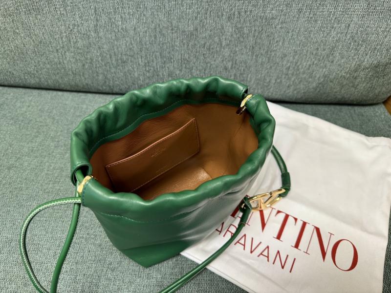 Valentino Mini Bucket Bag Green V0501S