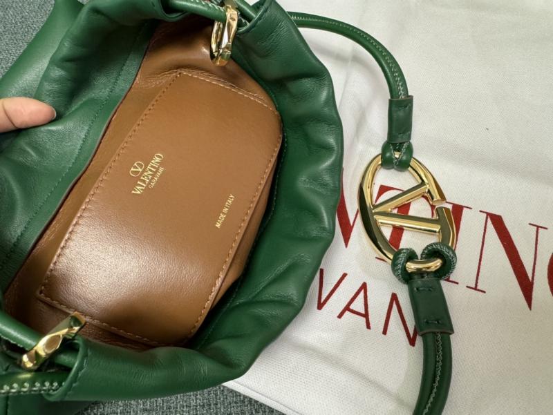 Valentino Mini Bucket Bag Green V0501S