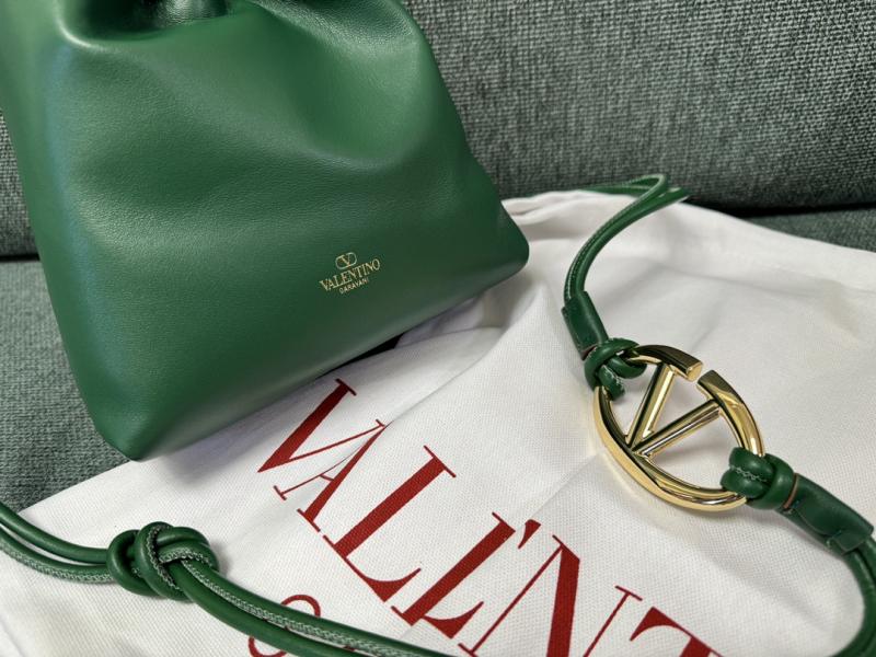 Valentino Mini Bucket Bag Green V0501S