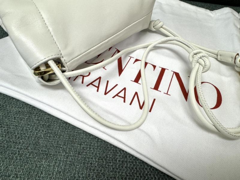 Valentino Mini Bucket Bag White V0501S