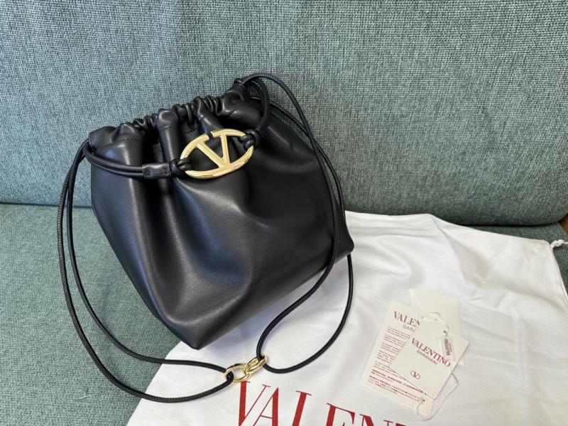 Valentino Small Bucket Bag Black V0501L