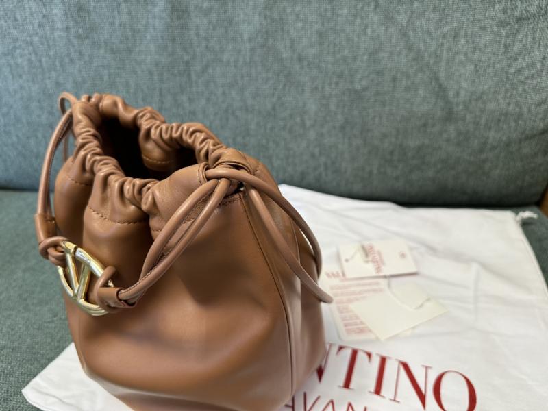 Valentino Small Bucket Bag Camel V0501L