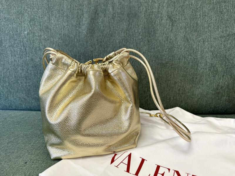 Valentino Small Bucket Bag Gold V0501L