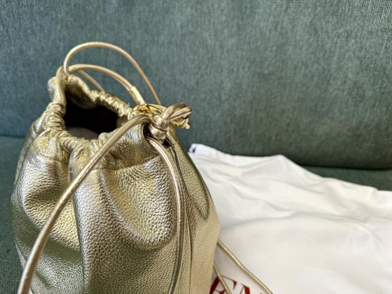 Valentino Small Bucket Bag Gold V0501L