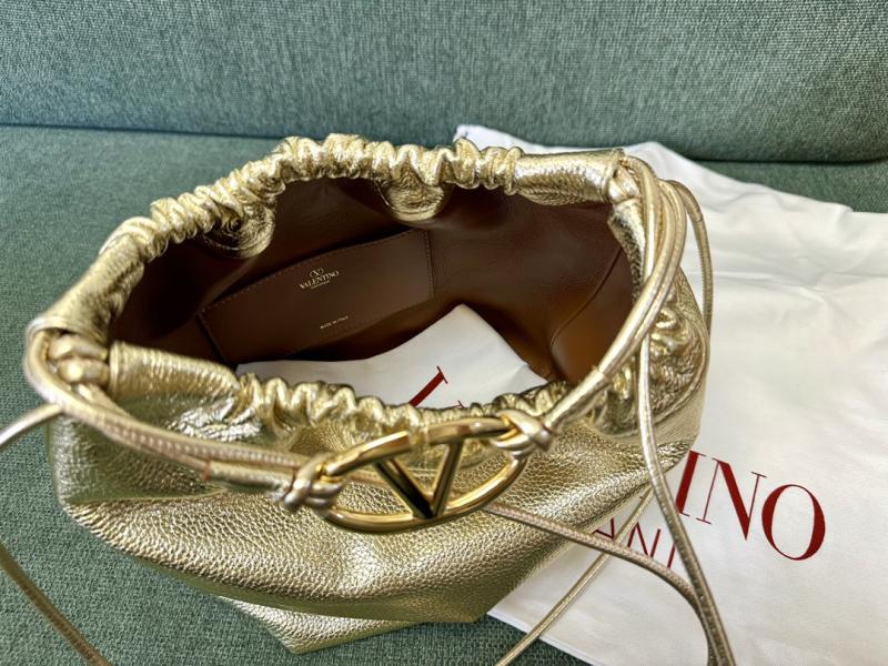 Valentino Small Bucket Bag Gold V0501L