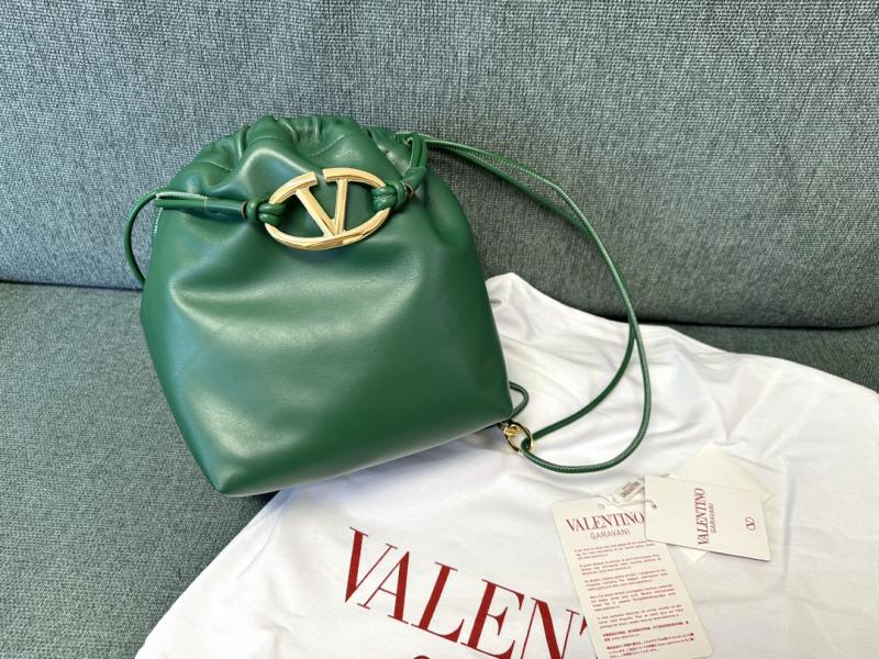 Valentino Small Bucket Bag Green V0501L