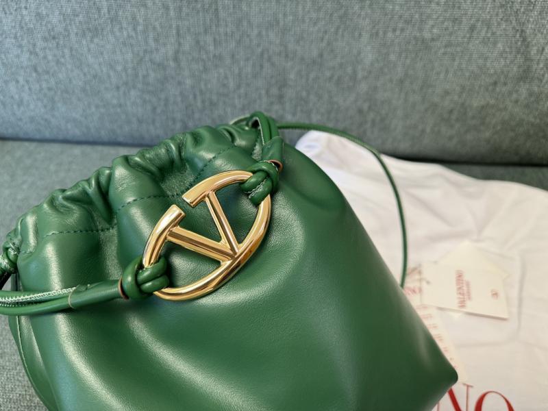 Valentino Small Bucket Bag Green V0501L