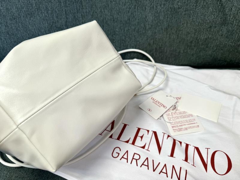 Valentino Small Bucket Bag White V0501L