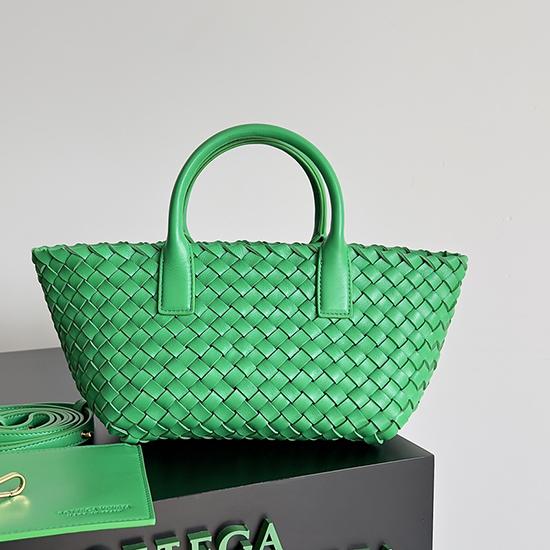 Bottega Veneta Mini Cabat Green 709464 Bottega Veneta Mini Cabat Green 709464