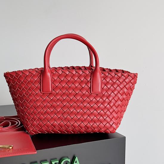 Bottega Veneta Mini Cabat Red 709464 Bottega Veneta Mini Cabat Red 709464
