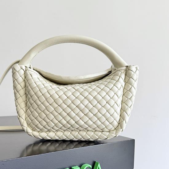 Bottega Veneta Small Cobble Top Handle Sea salt 805739 Bottega Veneta Small Cobble Top Handle Sea salt 805739