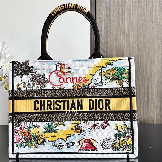 Medium Dior Book Tote Yellow M1296 Medium Dior Book Tote Yellow M1296