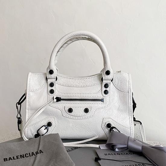 Balenciaga Le City Mini Bag White 806395 Balenciaga Le City Mini Bag White 806395