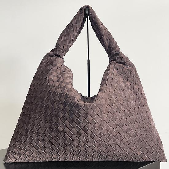 Bottega Veneta Suede Large Hop Coffee 763970 Bottega Veneta Suede Large Hop Coffee 763970