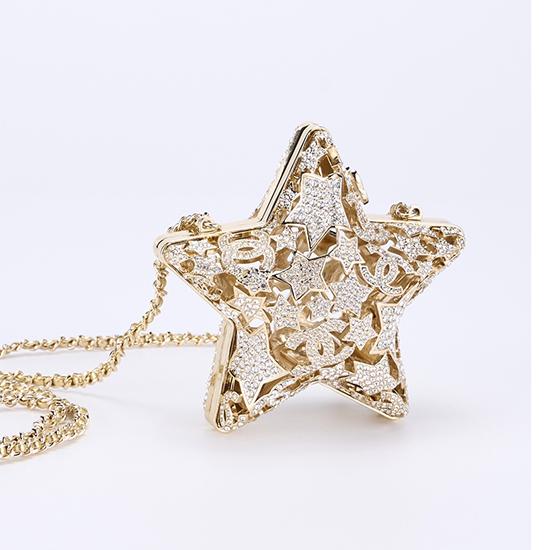 Chanel Star minaudiere Gold AS5658 Chanel Star minaudiere Gold AS5658